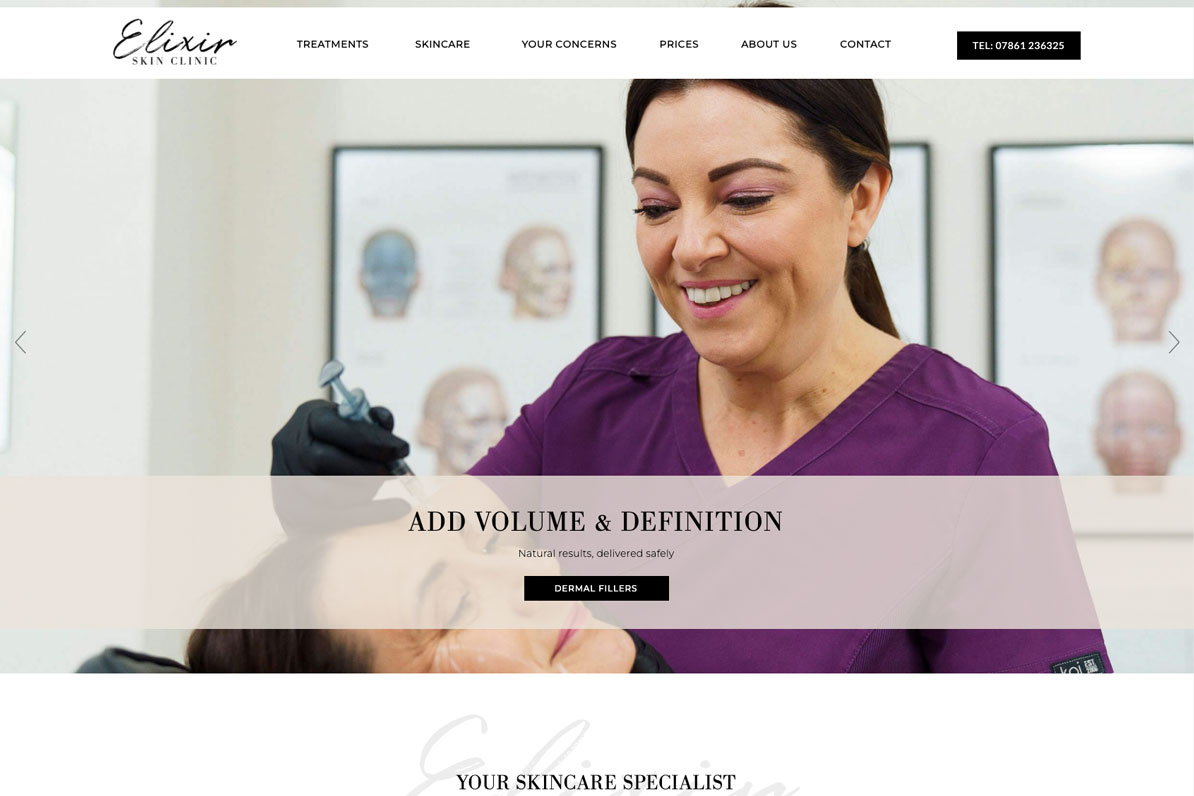 New Website Live Blog - Elixir Skin Clinic -Aesthetics Doncaster