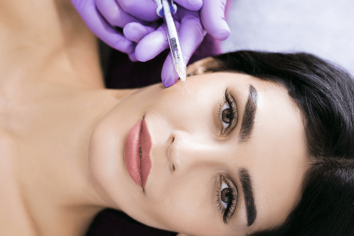 woman receiving botox injections in Doncaster